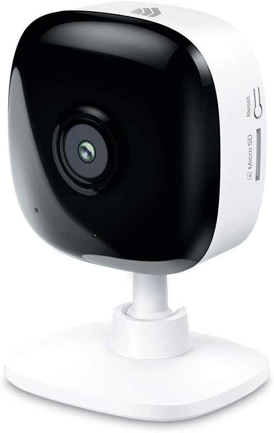 Kasa 1080p Indoor Wired Security Camera - Works as a Baby Monitor & Pet Camera, Motion Detection & Tracking, 2-Way Audio, Night Vision, Subscription-Free Local Storage or Optional Cloud, EC60 - Image 1
