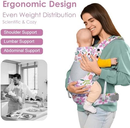 YooxArmor infant carrier side profile showing breathable mesh