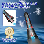 Reusable anal douche showing anti-backflow valve technology for hygiene.