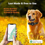 Bomerahe real time pet locator collar adjustable strap for medium dogs