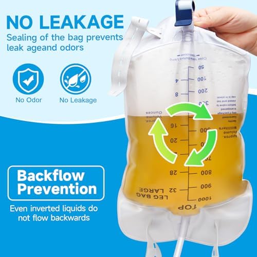 NorBeng urine bag with 18 inch tubing and straps