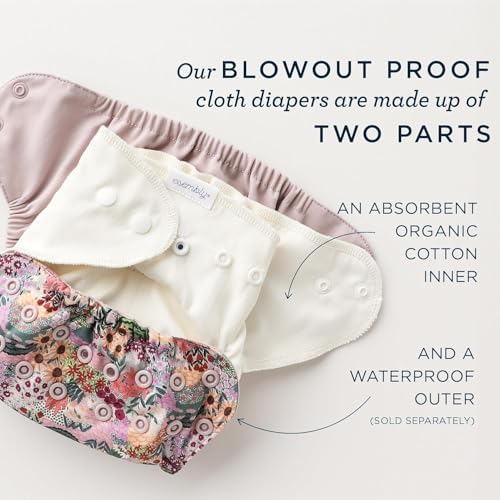 Three absorbent organic cotton inners included in the Esembly bundle set.