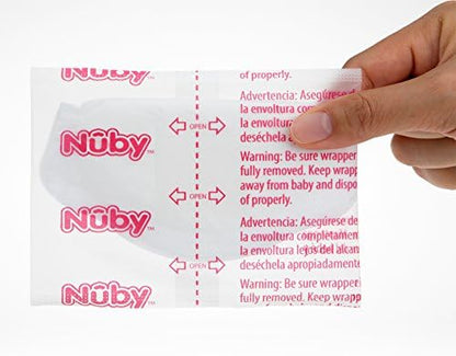 Individually wrapped Nuby disposable nursing pads