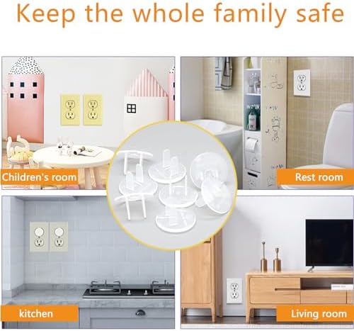 Haodlay heavy duty baby proofing outlet guards in a pack