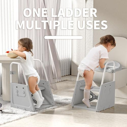 Premium plastic western toilet trainer chair with integrated splash guard for boys and girls