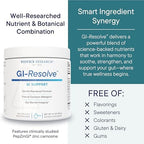 Biotics Research GI Resolve gut support powder lifestyle arrangement