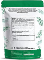 Chemical free herbal hair coloring powder for men and women showing back label ingredients