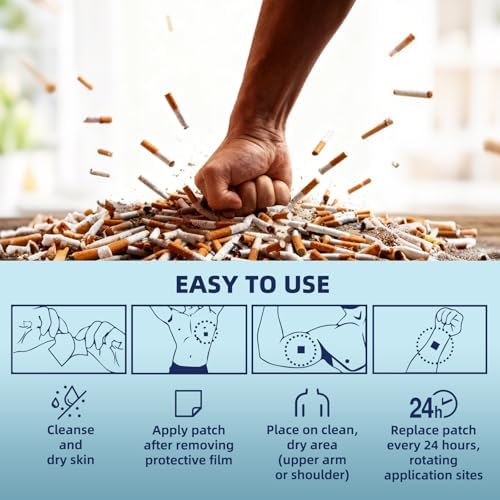 RSGRT step 1 quit smoking patches lifestyle view on clean skin area