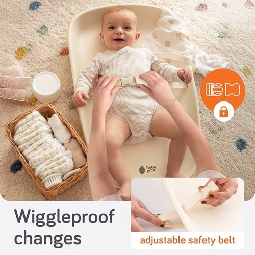 Baby Uma changing pad dimensions demonstration