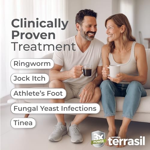 Terrasil 1% Clotrimazole ointment and medicated cleansing bar for athlete's foot treatment.