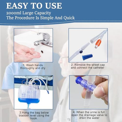 Anti-reflux valve mechanism on urine collection bag