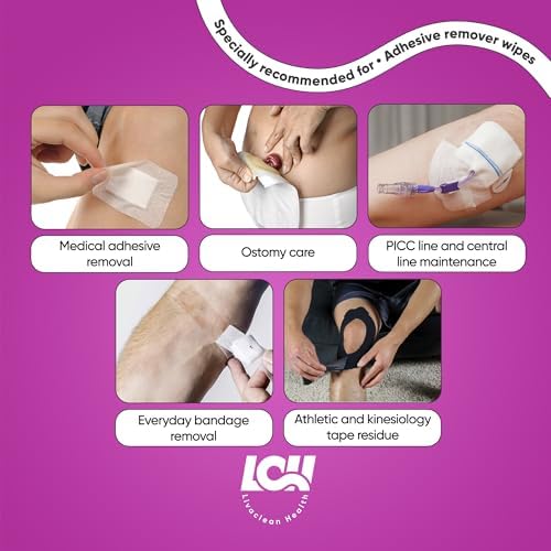 Back of packaging showing ingredients and usage instructions for Livaclean remover wipes