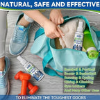Balldanlu 4 Fluid Ounce bottle showing application on athletic footwear