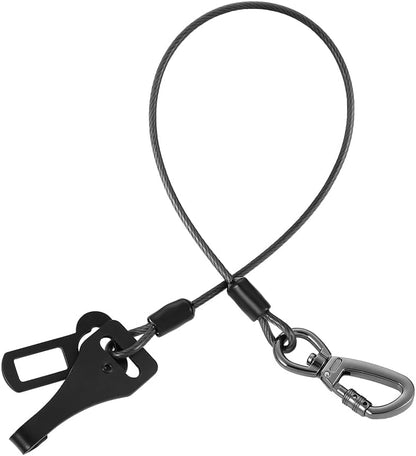 Mi Metty 16 inch dog seat belt purple color detail