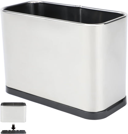 Fhtonge stainless steel cat litter scoop holder front view for home hygiene
