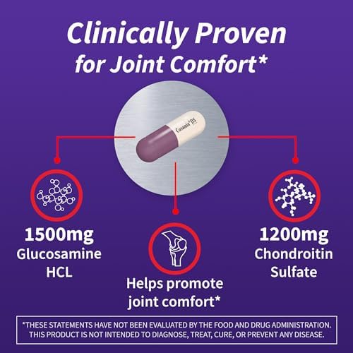Nutramax Laboratories Cosamin® DS Joint Health Supplement with Glucosamine & Chondroitin for Adult Men & Women, Joint Supplement, 180 Capsules - Image 4