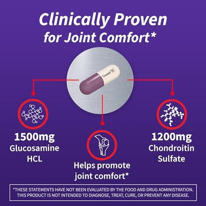 Nutramax Laboratories Cosamin® DS Joint Health Supplement with Glucosamine & Chondroitin for Adult Men & Women, Joint Supplement, 180 Capsules - Image 4