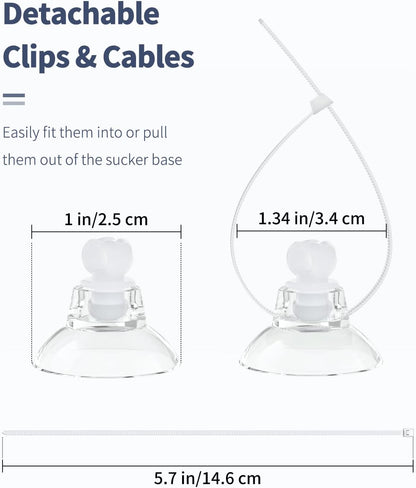 Full kit of Pawfly twenty pack suction cups with accessories spread out.