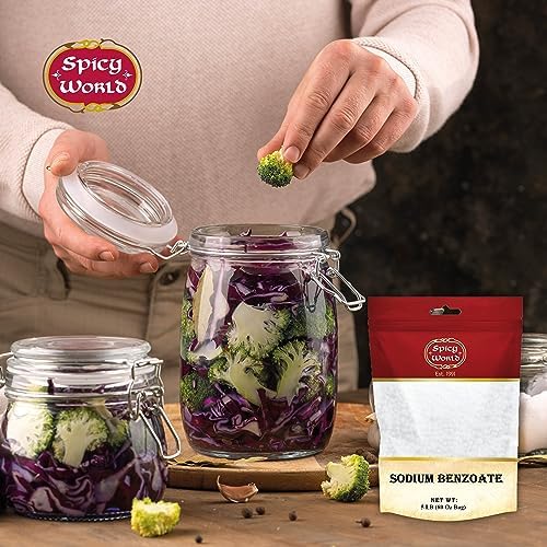 Spicy World imported USA food grade preservative safety certification seal view.