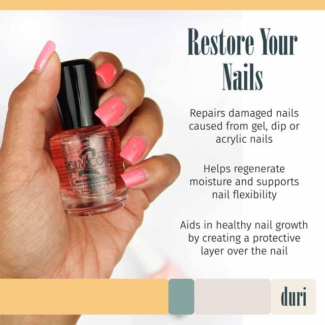 Hydrolyzed keratin and collagen nail treatment to provide assistance with growth
