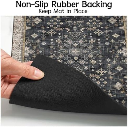 Usnfhcaw Pet Food Mat easy wipe cleaning