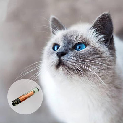 Diagram illustrating the international ISO compliant tracking frequency compatibility of the animal chip.