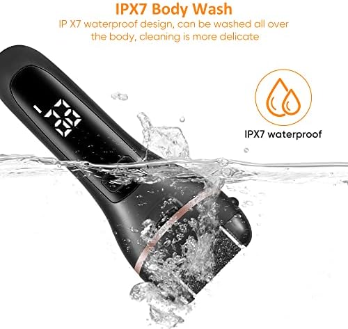 Handheld dead skin remover for feet with USB charging cable
