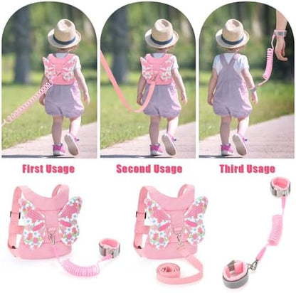 Child anti-lost wrist link with 360-degree swivel connector