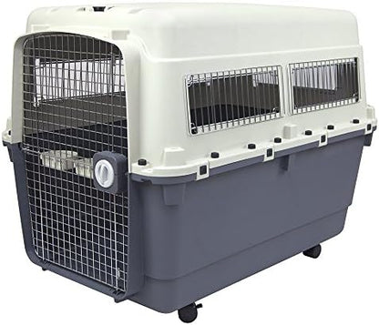 SportPet Designs airline approved extra large dog carrier with wheels and metal wire door