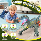 Side profile of J Rootage walking dinosaur toy