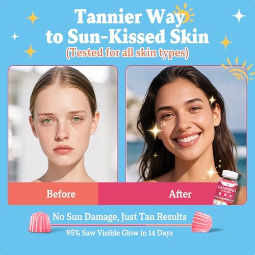 Authentic imported RE/SKIN triple action carotenoid saturation tanning formula for an even skin tone.