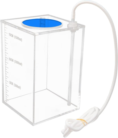 Aquarium Choice Acryli Made Liquid Storage Bucket Doing Pump Reservoir Container (4.7 * 7.4 * 10.9 Inch;5000ml/5LRed) - Image 14