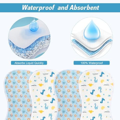 Non-slip underside detail of Ysppoy changing pad liner