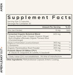 Amen Leaky Gut dietary supplement label ingredients panel