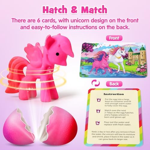 Child safe novelty gift set including six distinct blind box style surprise eggs