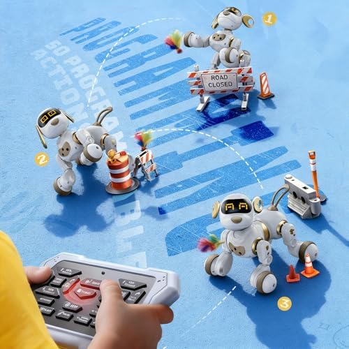 Close up of Ruko 18011 robot dog gesture control sensor