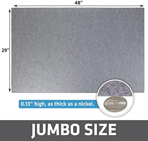 Imported USA made pet mat protecting hardwood flooring from cage scratches.