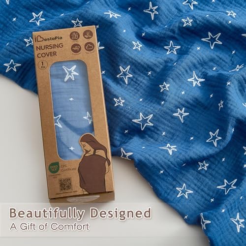 Konssy muslin cover used as a car seat canopy