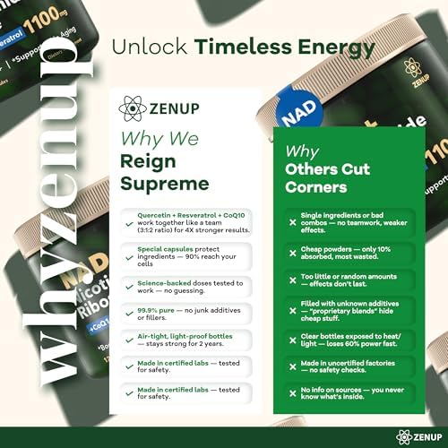 ZenUP 120 vegetarian capsules supplement bottle complete view