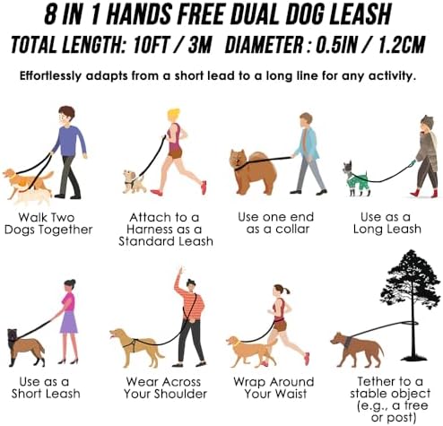 Lukovee hands free waist leash in use