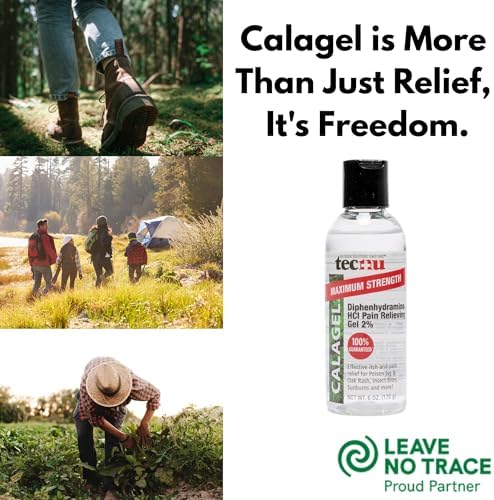 Tecnu Calagel six fluid ounce topical cooling gel for sunburn relief