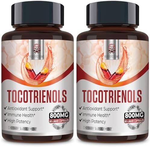 Kroppssund full spectrum tocotrienol vitamin e capsules front view bottle