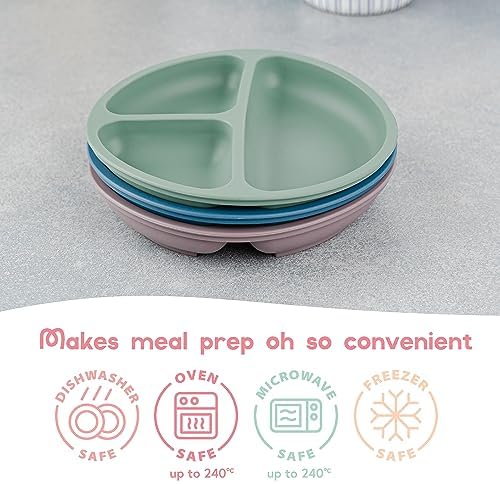 ChériKid baby plates being cleaned in a dishwasher