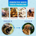 Evollax dog muzzle side profile for biting prevention