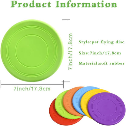 Close up of Bvrbaory soft silicone dog disc texture