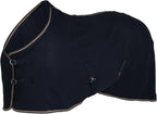 HORZE Kiel Fleece Horse Cooler Blanket | Quick-Dry Fleece Horse Cooler Sheet with X-Surcingles & Tail Cord - Black - 81 in - Image 9
