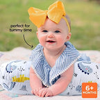 Plushii nursing pillow used for baby tummy time