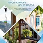 Side view of waterproof rotating display motor with hook
