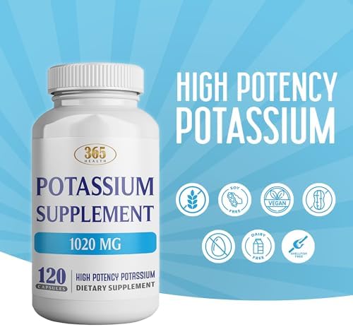 Health Lfe Potassium Bicarbonate 120 vegetarian capsules nutrition facts label