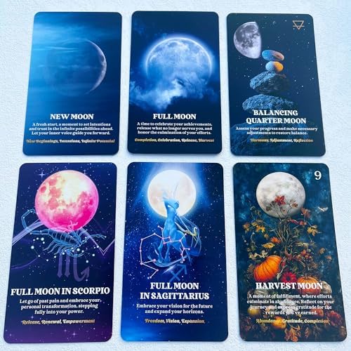 Detailed view of Soulme moon phase astrology card
